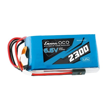 Gens Ace LiFe 2S 6,6V 2300 mAh per Tx (Futaba)